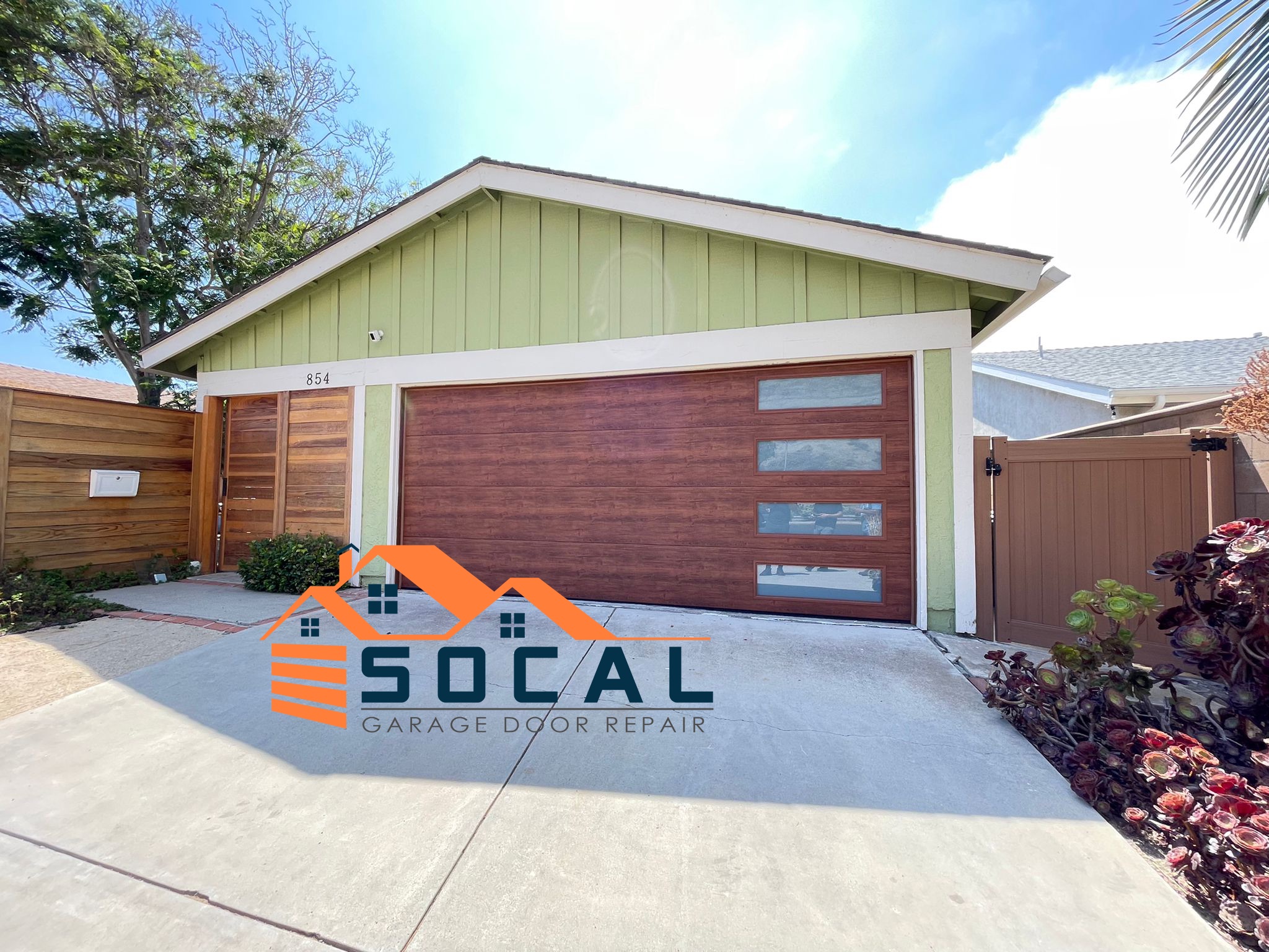 new garage door