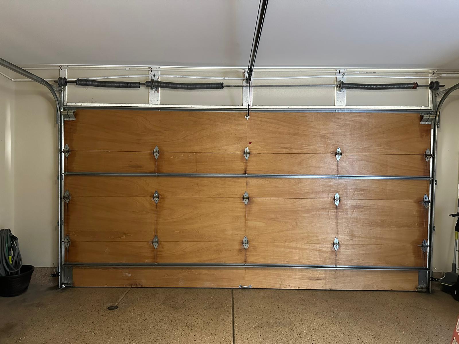 Garage door broken spring